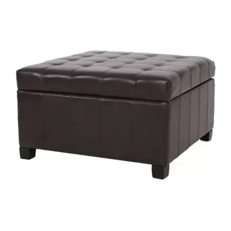 Alexandria Storage Tufted Bench