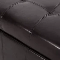 Alexandria Storage Tufted Bench
