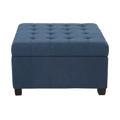 Alexandria Storage Tufted Bench