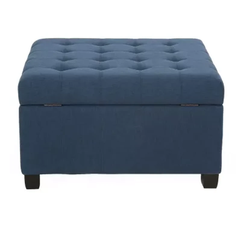 Alexandria Storage Tufted Bench