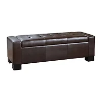 Guernsey Storage Tufted Bench