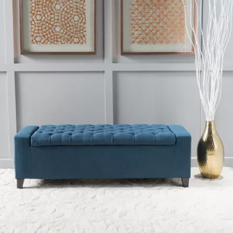 Hikaru Storage Tufted Bench
