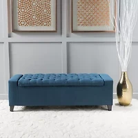 Hikaru Storage Tufted Bench
