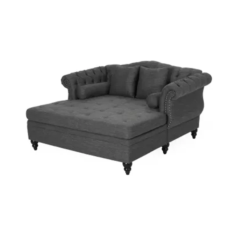 Wellen Nailhead Trim Chaise Lounge