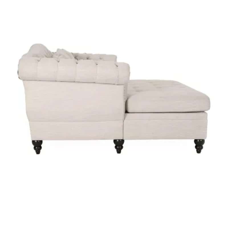 Wellen Nailhead Trim Chaise Lounge