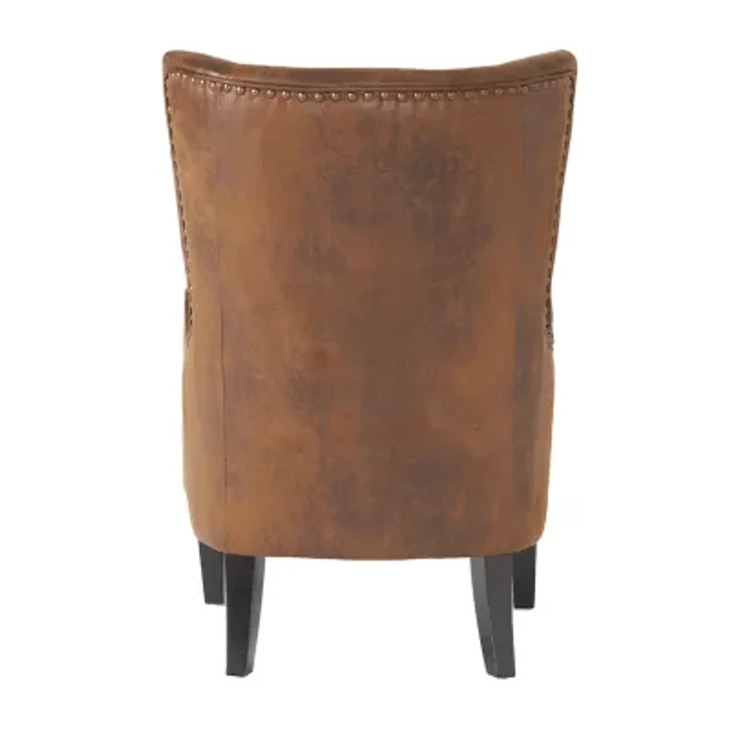 Lorenzo Upholstered Wingback Chair