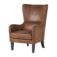 Lorenzo Upholstered Wingback Chair