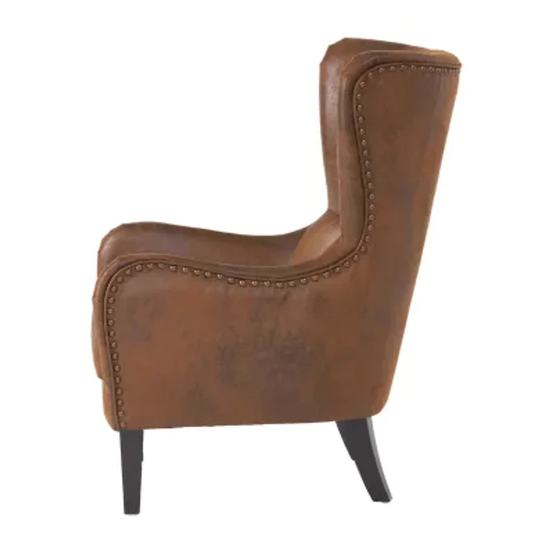 Lorenzo Upholstered Wingback Chair