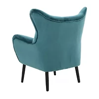 Seigfried Tufted Upholstered Wingback Chair