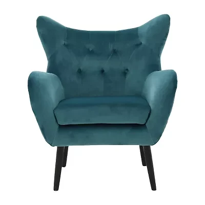 Seigfried Tufted Upholstered Wingback Chair