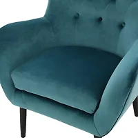 Seigfried Tufted Upholstered Wingback Chair