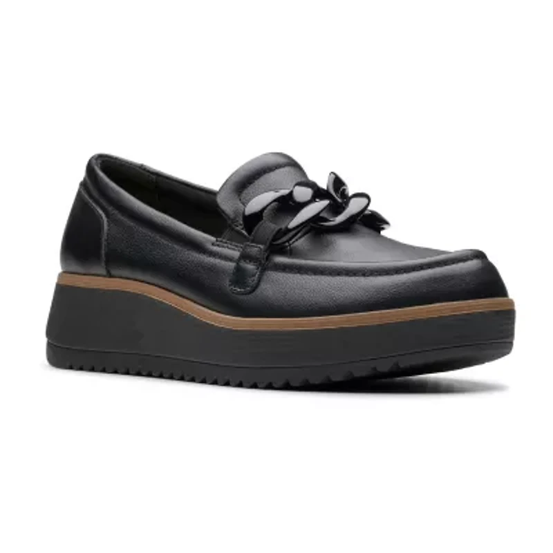 Clarks Zylah May Womens Moc Closed Toe Loafers
