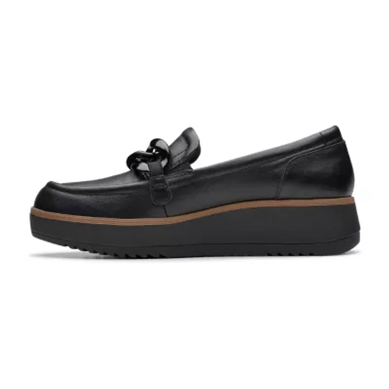 Clarks Zylah May Womens Moc Closed Toe Loafers