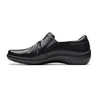 Clarks Cora Aubrie Womens Round Closed Toe Slip-On Shoe