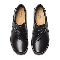Clarks Cora Aubrie Womens Round Closed Toe Slip-On Shoe