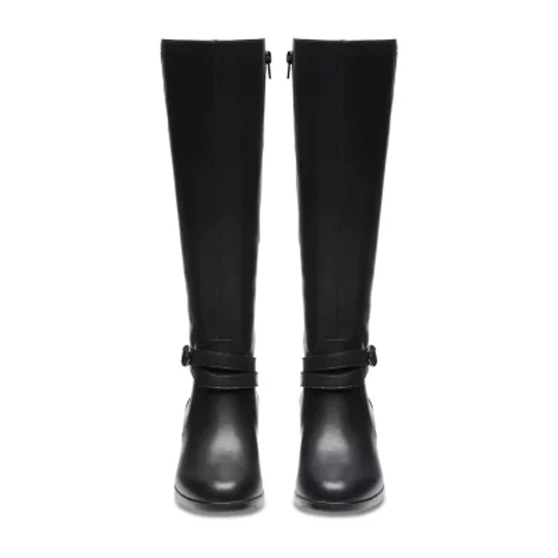 Clarks Womens Emily Dream Block Heel Riding Boots