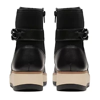 Clarks Womens Zylah Rose Wedge Ankle Boots