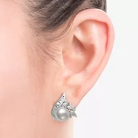 Womens White Cultured Freshwater Pearl Sterling Silver Marquise 2-pc. Jewelry Set