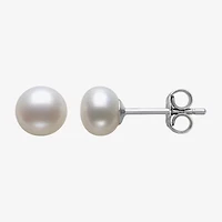Womens White Cultured Freshwater Pearl Sterling Silver 2-pc. Jewelry Set