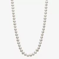 Womens White Cultured Freshwater Pearl Sterling Silver 2-pc. Jewelry Set