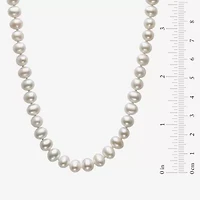 Womens White Cultured Freshwater Pearl Sterling Silver 2-pc. Jewelry Set