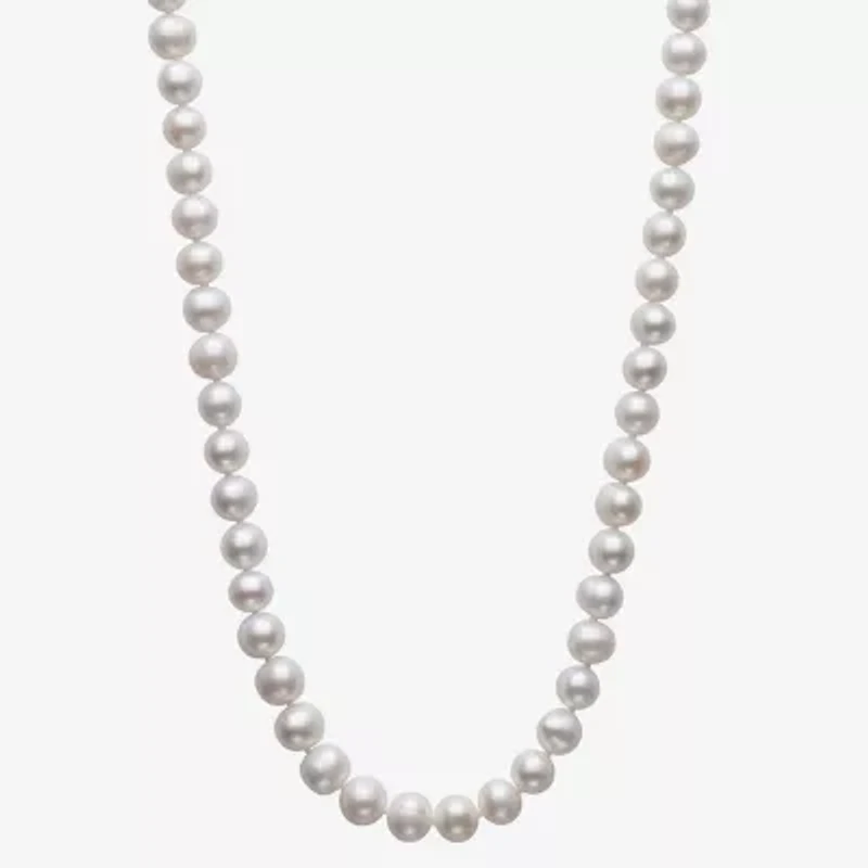 Womens White Cultured Freshwater Pearl Sterling Silver 3-pc. Jewelry Set