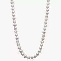 Womens White Cultured Freshwater Pearl Sterling Silver 3-pc. Jewelry Set