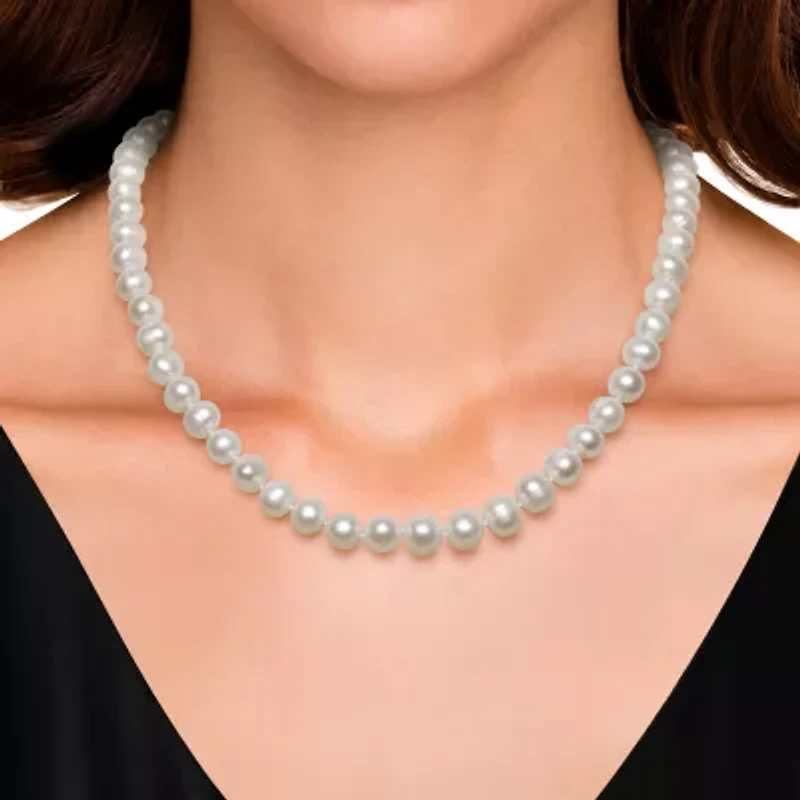 Womens White Cultured Freshwater Pearl Sterling Silver 3-pc. Jewelry Set