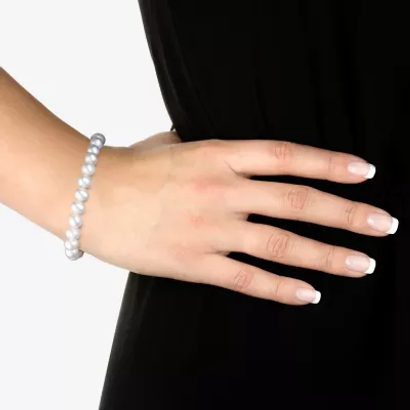 Womens White Cultured Freshwater Pearl Sterling Silver 3-pc. Jewelry Set