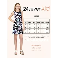 24sevenkid Big Kid Girls Sleeveless A-Line Dress