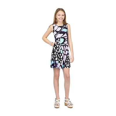 24sevenkid Big Kid Girls Sleeveless A-Line Dress