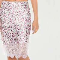 Forever 21 Womens Mid Rise Midi Juniors A-Line Skirt