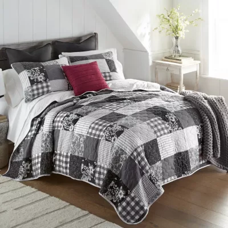 Donna Sharp Indiana Farmhouse 3-pc. Hypoallergenic Quilt Set