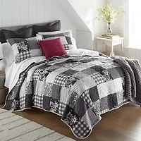 Donna Sharp Indiana Farmhouse 3-pc. Hypoallergenic Quilt Set