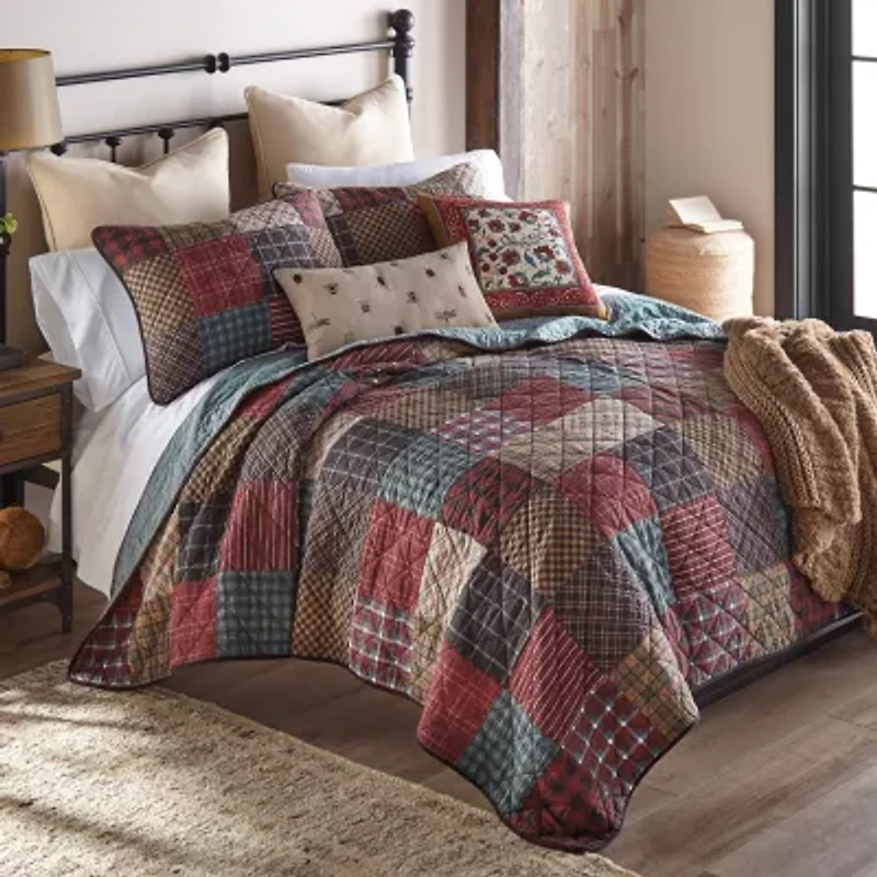Donna Sharp Appalachia Plaid 3-pc. Hypoallergenic Quilt Set
