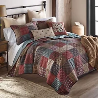 Donna Sharp Appalachia Plaid 3-pc. Hypoallergenic Quilt Set