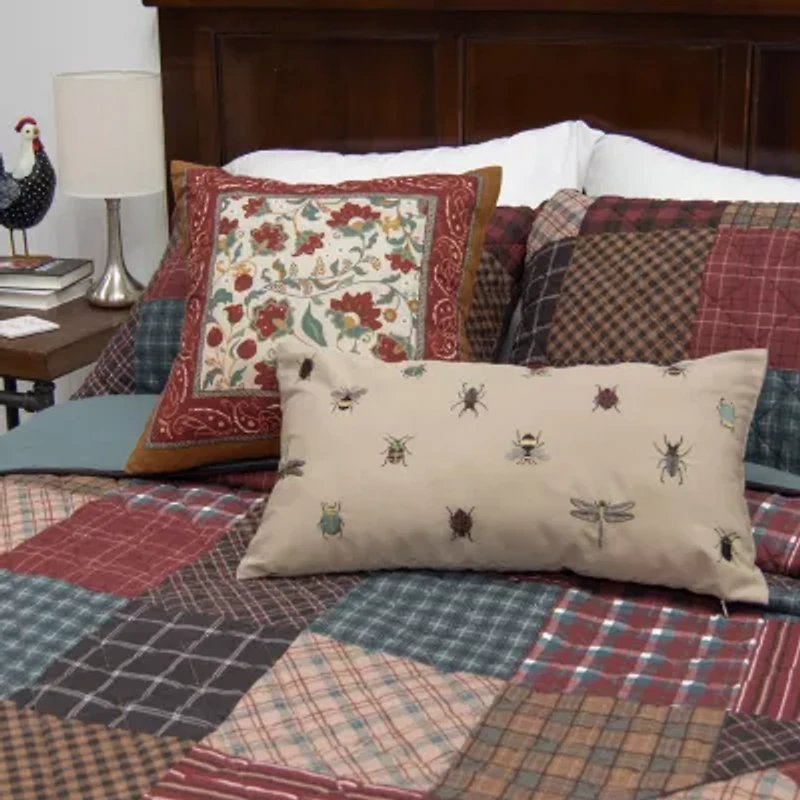 Donna Sharp Appalachia Plaid 2-pc. Multi-Pack Rectangular Square Throw Pillow