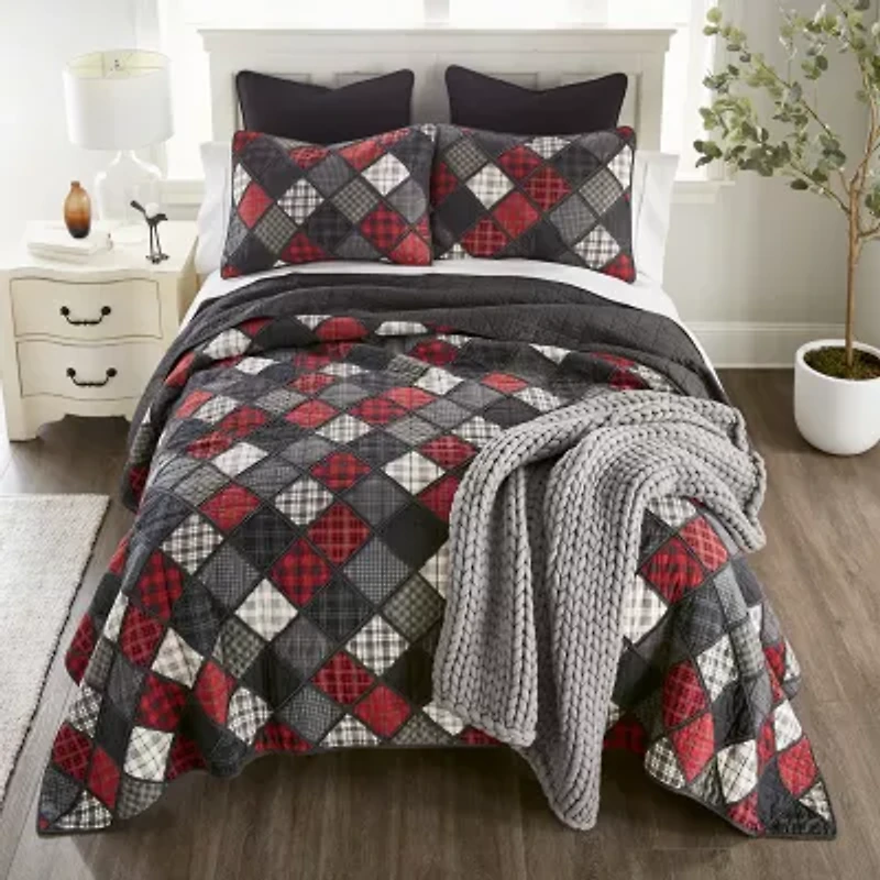 Donna Sharp Lumberjack 3-pc. Hypoallergenic Quilt Set