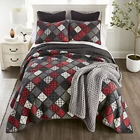 Donna Sharp Lumberjack 3-pc. Hypoallergenic Quilt Set