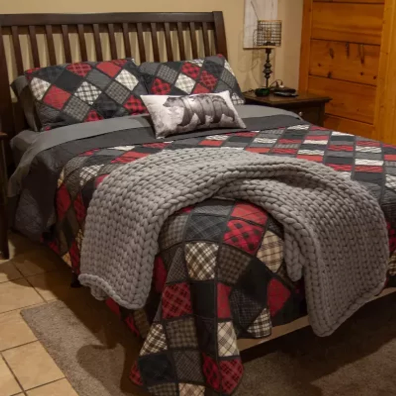 Donna Sharp Lumberjack 3-pc. Hypoallergenic Quilt Set
