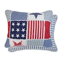 Donna Sharp Star And Stripe Hypoallergenic Quilt Set
