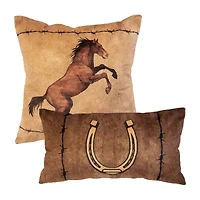Donna Sharp Cowboy 2-pc. Multi-Pack Rectangular Square Throw Pillow