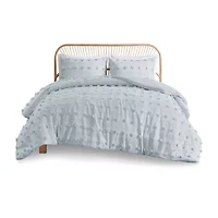 Intelligent Design Vera Clip Jacquard Comforter Set With Sham