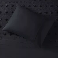 Intelligent Design Vera Clip Jacquard Duvet Cover Set With Sham