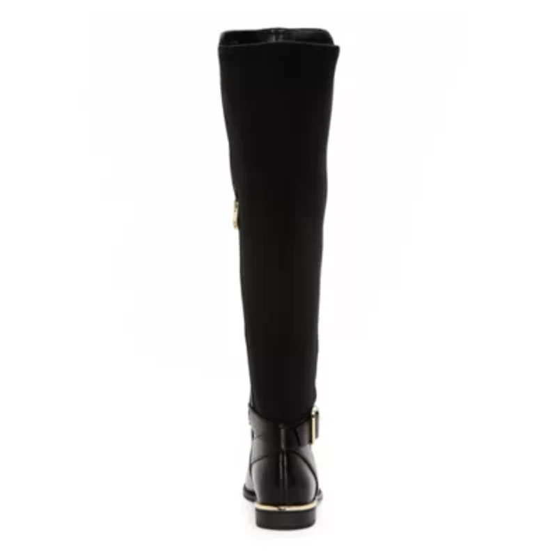 Liz Claiborne Womens Jepson Stacked Heel Over the Knee Boots