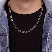 Mens Stainless Steel 22" 13mm Chunky Curb Chain