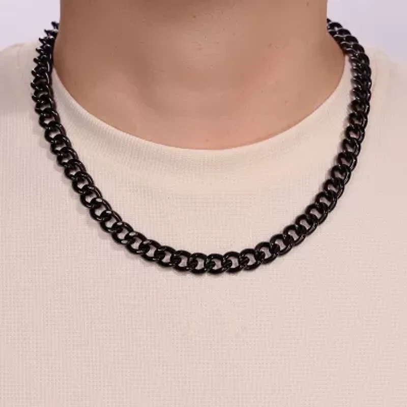 Mens Stainless Steel 12mm Chunky Curb Chain