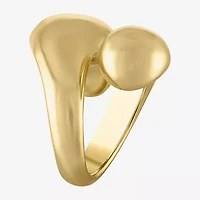 Womens 14K Gold Over Silver Cocktail Ring