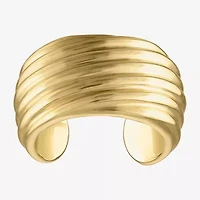 Womens 14K Gold Over Silver Cocktail Ring