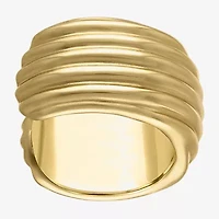 Womens 14K Gold Over Silver Cocktail Ring